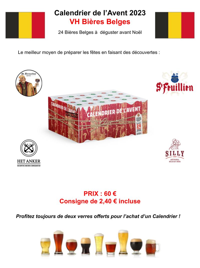 Calendrier de l'Avent pour les bières de Noël